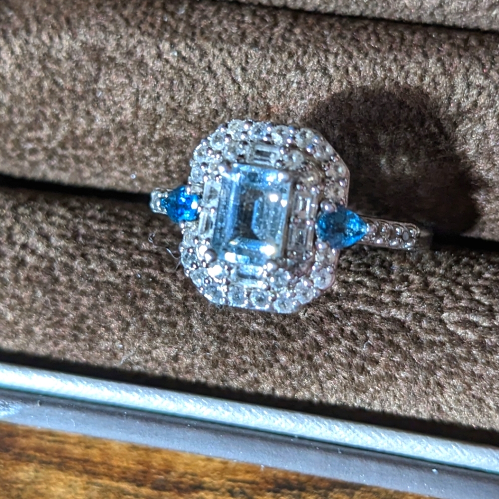 Aquamarine ring